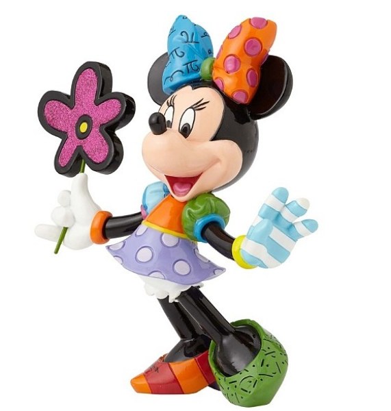 MINNIE AVEC LE BOUQUET DE FLEURS DISNEY BRITTO