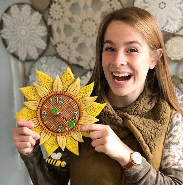 PENDULE ALLEN DESIGNS TOURNESOL