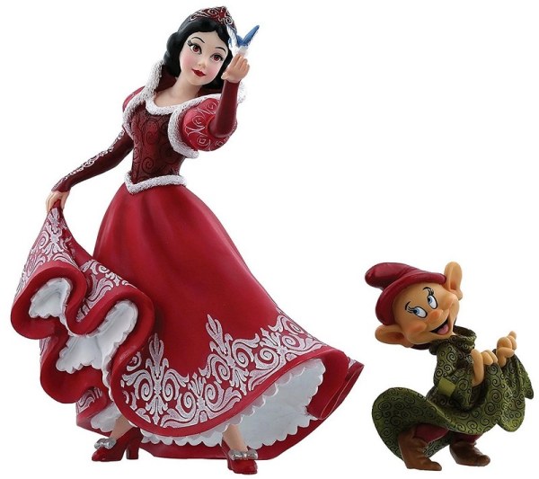 BLANCHE NEIGE ET SIMPLET VERSION NOËL 80EME ANNIVERSAIRE DISNEY SHOWCASE