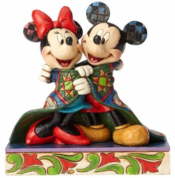 MICKEY ET MINNIE SOUS LA COUVERTURE DE NOËL DISNEY TRADITIONS