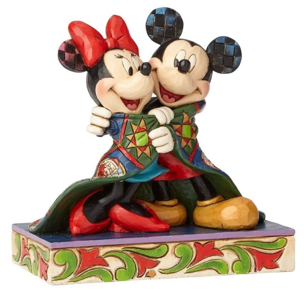 MICKEY ET MINNIE SOUS LA COUVERTURE DE NOËL DISNEY TRADITIONS
