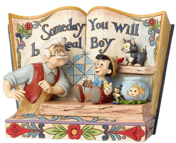 STORYBOOK PINOCCHIO DISNEY TRADITIONS JIM SHORE