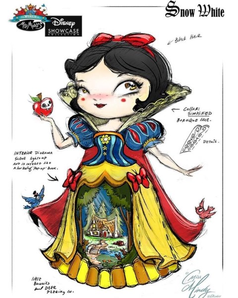 BLANCHE NEIGE FIGURINE LUMINEUSE MISS MINDY