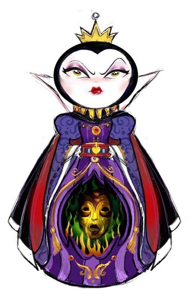 LA REINE-SORCIÈRE FIGURINE LUMINEUSE MISS MINDY DISNEY
