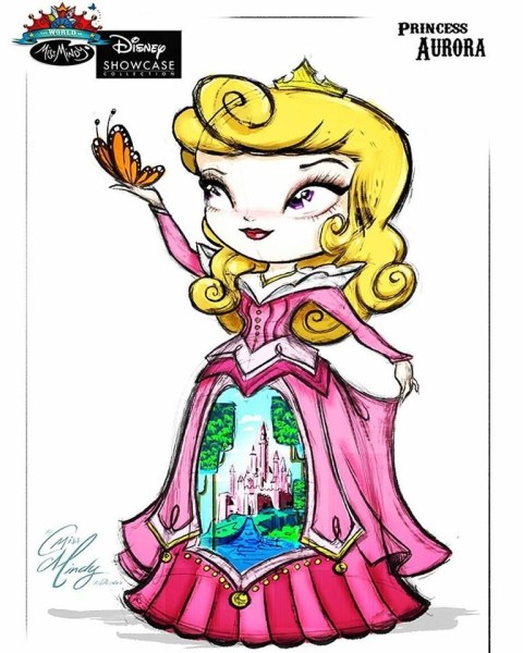 AURORE FIGURINE LUMINEUSE MISS MINDY DISNEY