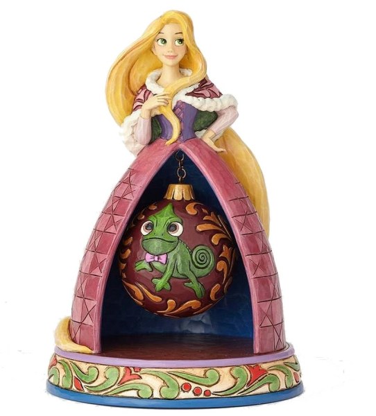 FIGURINE DE NOËL RAIPONCE ET PASCAL DISNEY TRADITIONS