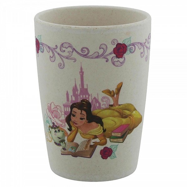 SET DÉJEUNER PRINCESSE BELLE EN MATÉRIAU ORGANIQUE (BAMBOO) DISNEY ENCHANTING