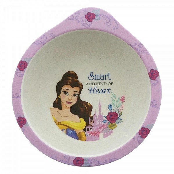 SET DÉJEUNER PRINCESSE BELLE EN MATÉRIAU ORGANIQUE (BAMBOO) DISNEY ENCHANTING