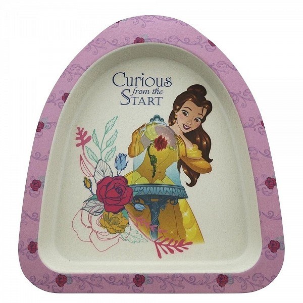 SET DÉJEUNER PRINCESSE BELLE EN MATÉRIAU ORGANIQUE (BAMBOO) DISNEY ENCHANTING
