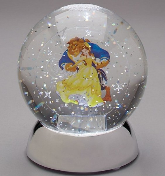 SNOWGLOBE BELLE TE LA BÊTE DISNEY HOLIDAZZLER DEPT.56
