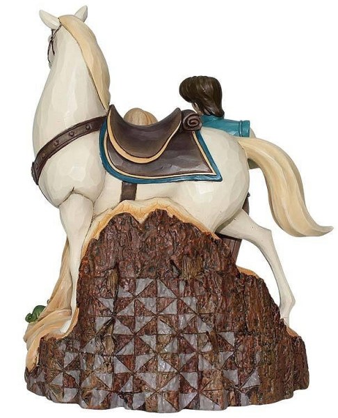 RAIPONCE FLYNN ET MAXIMUS WOODCARVED DISNEY TRADITIONS