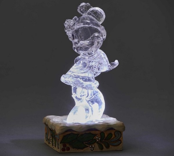 MINNIE GLACE SCULPTÉE LUMINEUSE DISNEY TRADITIONS