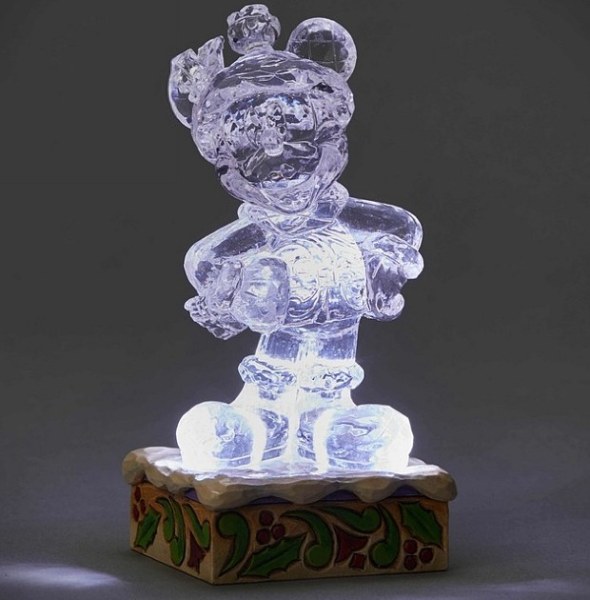 MICKEY GLACE SCULPTÉE LUMINEUSE DISNEY TRADITIONS