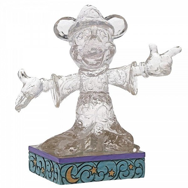 MICKEY SORCIER GLACE SCULPTÉE LUMINEUSE DISNEY TRADITIONS
