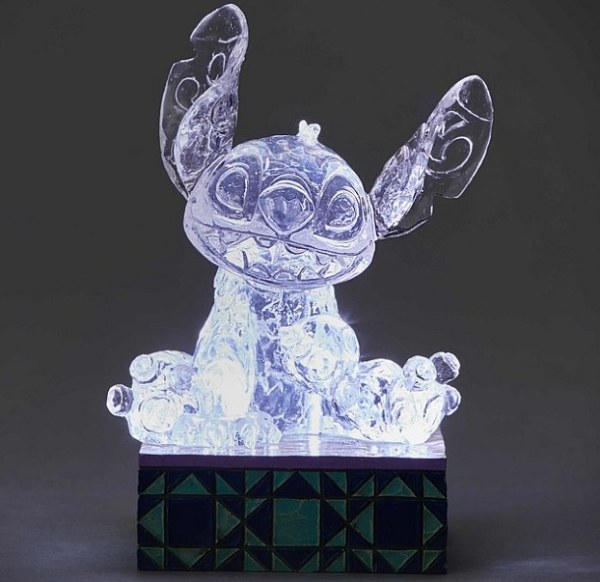 STITCH GLACE SCULPTÉE LUMINEUSE DISNEY TRADITIONS