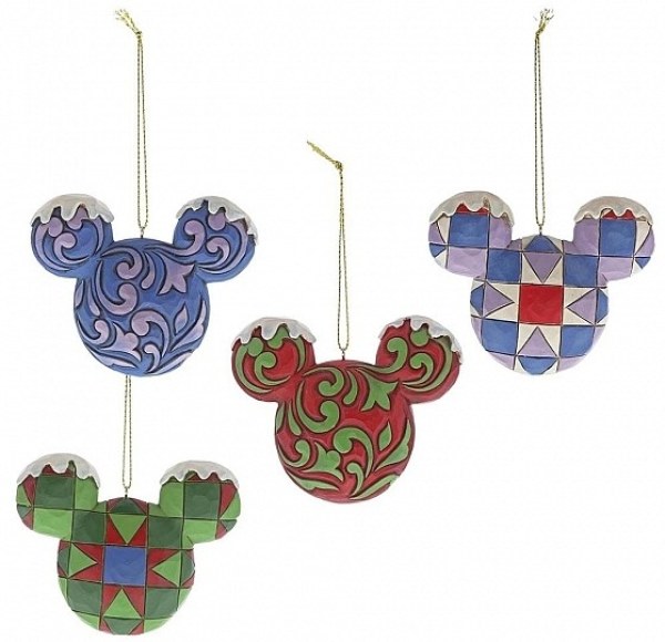 LOT 4 SUSPENSIONS MICKEY DISNEY TRADITIONS JIM SHORE