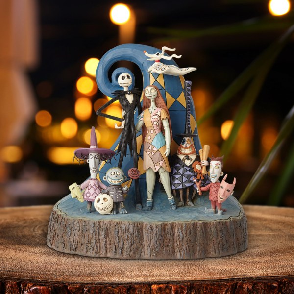 L’ÉTRANGE NOËL DE MONSIEUR JACK WOODCARVED DISNEY TRADITIONS