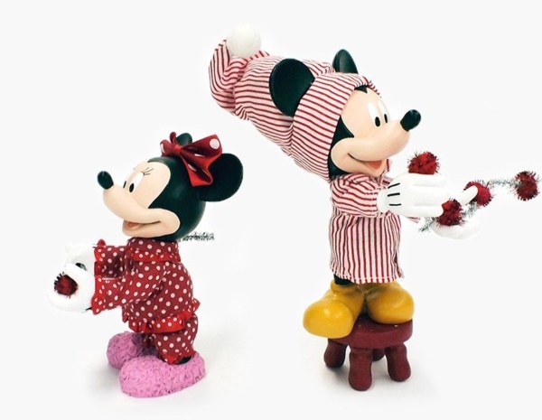MICKEY MINNIE ET LE SAPIN DE NOËL DISNEY DEPT.56
