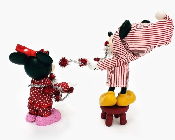 MICKEY MINNIE ET LE SAPIN DE NOËL DISNEY DEPT.56