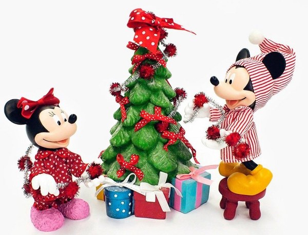 MICKEY MINNIE ET LE SAPIN DE NOËL DISNEY DEPT.56