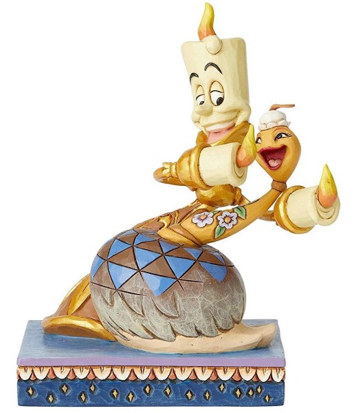 LUMIERE ET PLUMETTE DISNEY TRADITIONS JIM SHORE