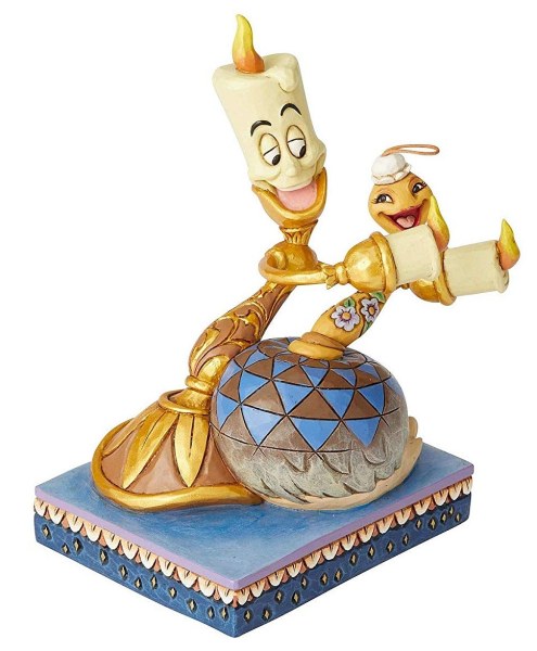 LUMIERE ET PLUMETTE DISNEY TRADITIONS JIM SHORE
