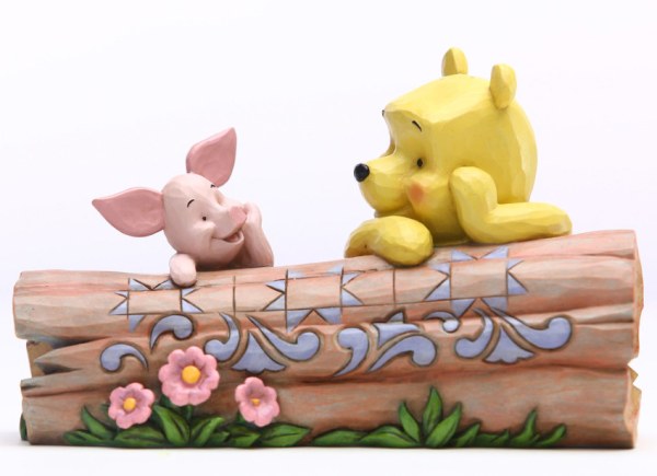 WINNIE ET PORCINET SUR LA BUCHE - DISNEY TRADITIONS