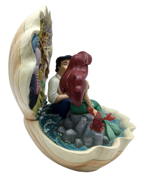 ARIEL ET ERIC DANS LE COQUILLAGE - DISNEY TRADITIONS