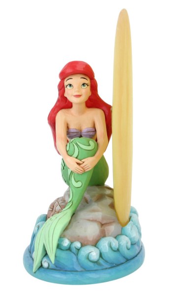 ARIEL SUR SON ROCHER AVEC LUNE LUMINEUSE - DISNEY TRADITIONS