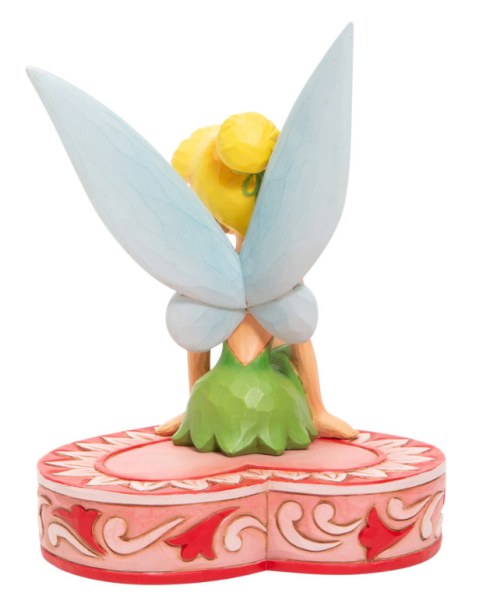 FÉE CLOCHETTE ASSISE SUR CŒUR - DISNEY TRADITIONS
