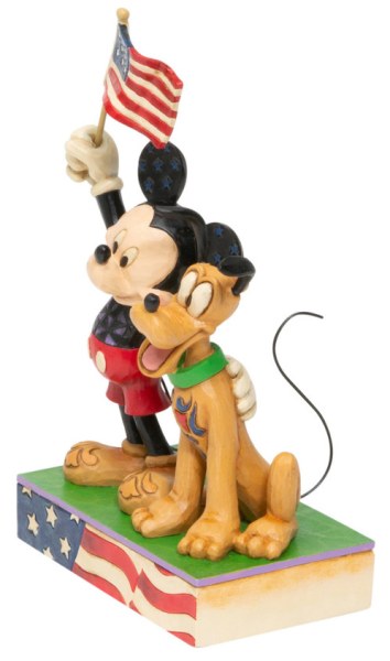 MICKEY ET PLUTO PATRIOTES - DISNEY TRADITIONS