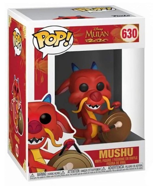 FUNKO POP! 630 - DISNEY MULAN - MUSHU AVEC GONG