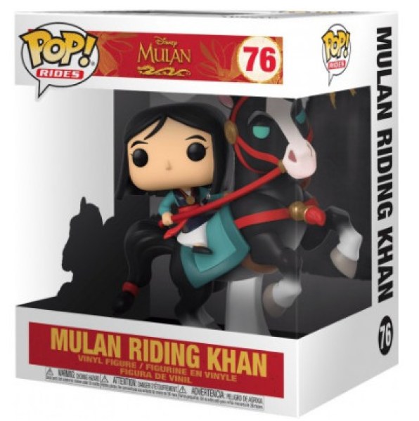 FUNKO POP! RIDES 76 - DISNEY MULAN - MULAN SUR KHAN