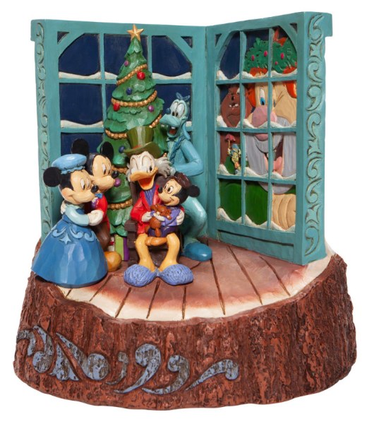 CHANTS DE NOËL DE MICKEY WOODCARVED - DISNEY TRADITIONS
