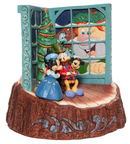 CHANTS DE NOËL DE MICKEY WOODCARVED - DISNEY TRADITIONS