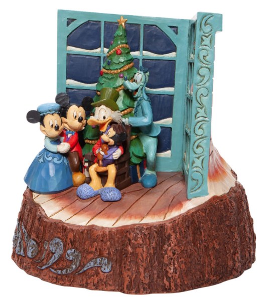 CHANTS DE NOËL DE MICKEY WOODCARVED - DISNEY TRADITIONS