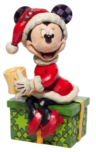 MINNIE DE NOEL AVEC DU CHOCOLAT CHAUD - DISNEY TRADITIONS