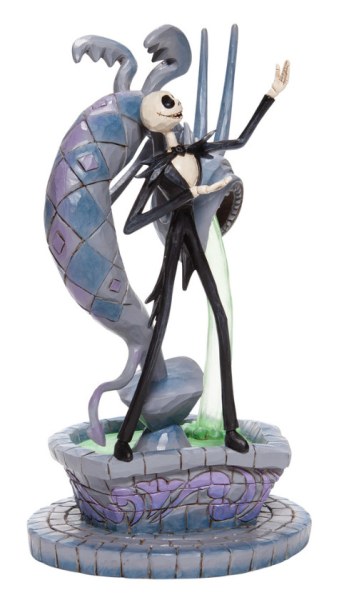JACK SKELLINGTON SUR UNE FONTAINE - DISNEY TRADITIONS