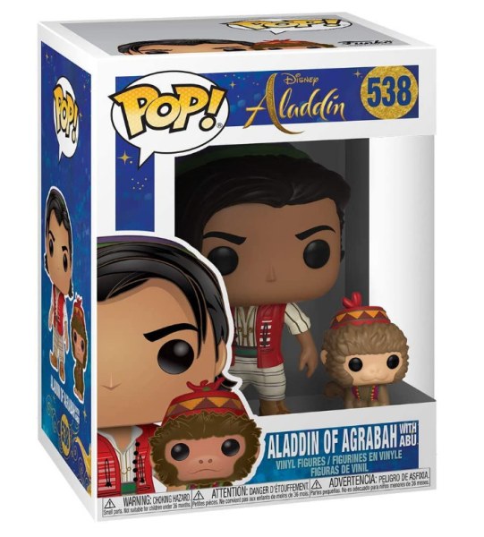 FUNKO POP! 538 - DISNEY ALADDIN (LIVE ACTION) - ALADDIN AVEC ABU