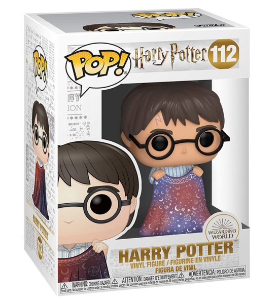 FUNKO POP! 112 - HARRY POTTER - HARRY AVEC SA CAPE D'INVISIBILITE