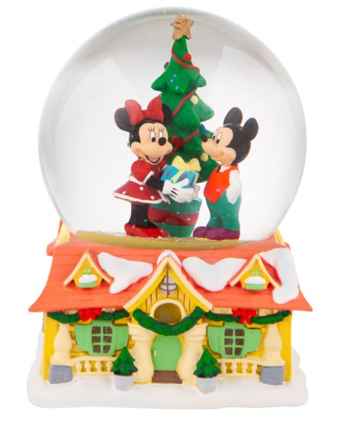 SNOWBALL LUMINEUX MICKEY ET MINNIE A NOEL - DISNEY DEPT.56