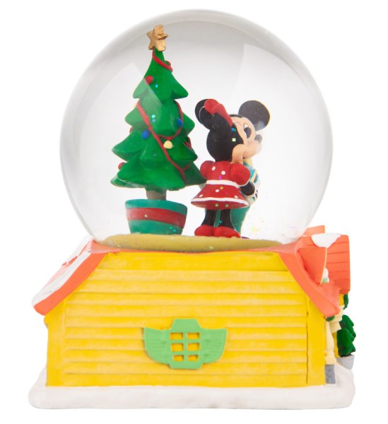 SNOWBALL LUMINEUX MICKEY ET MINNIE A NOEL - DISNEY DEPT.56