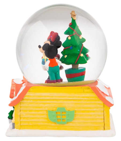 SNOWBALL LUMINEUX MICKEY ET MINNIE A NOEL - DISNEY DEPT.56