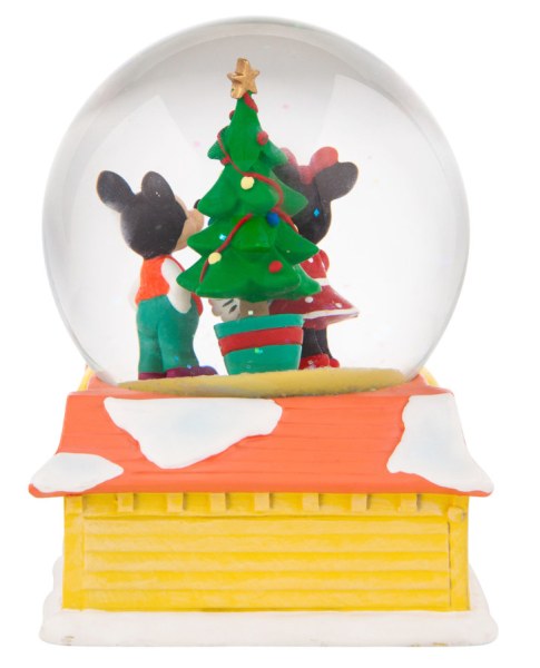 SNOWBALL LUMINEUX MICKEY ET MINNIE A NOEL - DISNEY DEPT.56