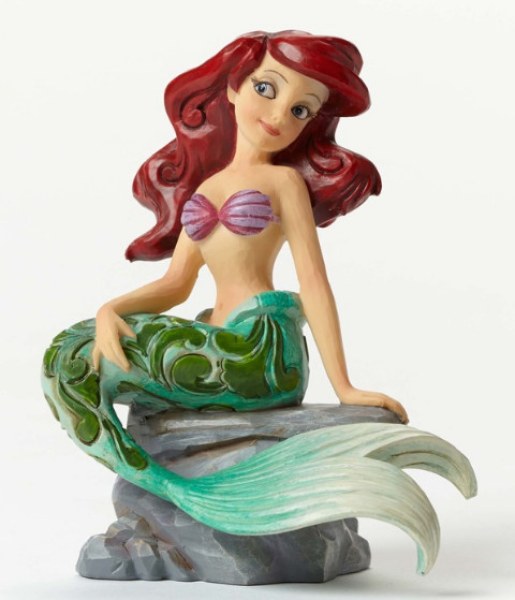 ARIEL SUR SON ROCHER - DISNEY TRADITIONS