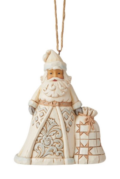 SUSPENSION PERE NOEL ET SON SAC DE JOUETS - JIM SHORE