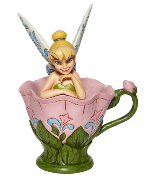 FÉE CLOCHETTE ASSISE DANS UNE FLEUR - DISNEY TRADITIONS