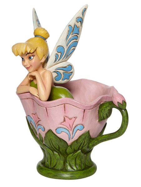 FÉE CLOCHETTE ASSISE DANS UNE FLEUR - DISNEY TRADITIONS