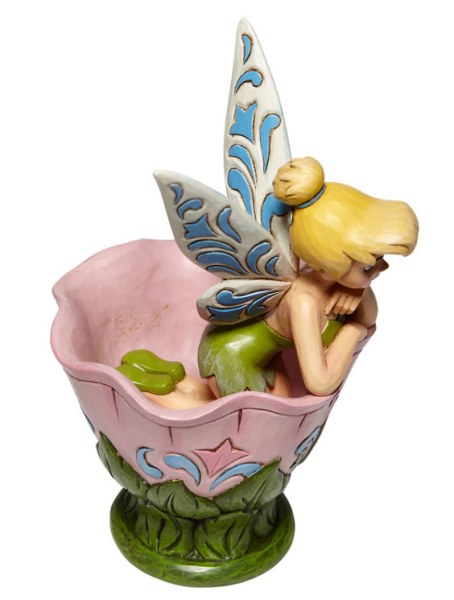 FÉE CLOCHETTE ASSISE DANS UNE FLEUR - DISNEY TRADITIONS