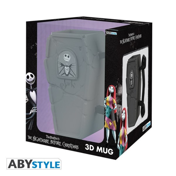 MUG 3D JACK CERCUEIL - DISNEY NIGHTMARE BEFORE XMAS